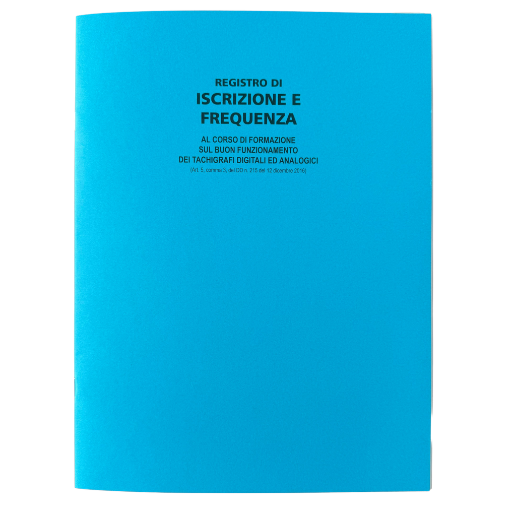 Registro iscrizione - frequenza tachigrafo