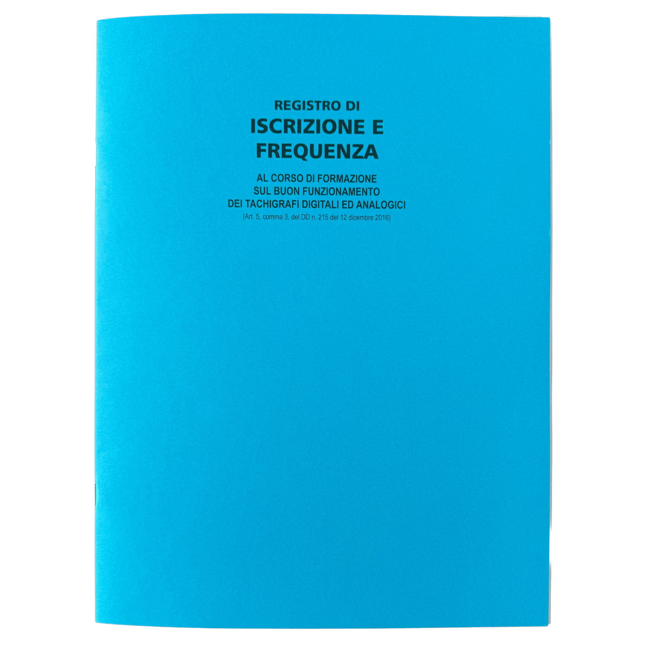 Registro iscrizione - frequenza tachigrafo