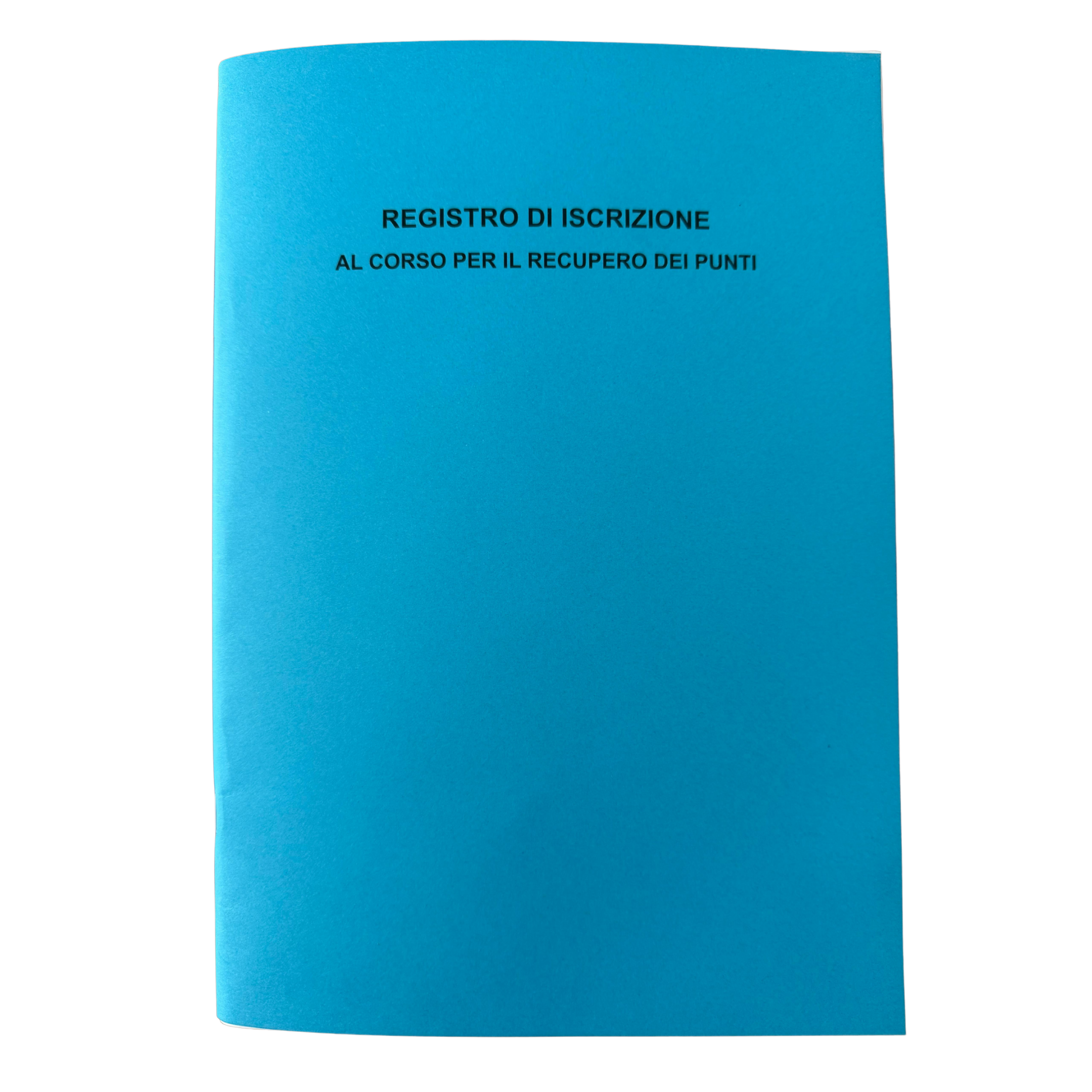 Registro di Iscrizione al Corso di Recupero Punti CQC