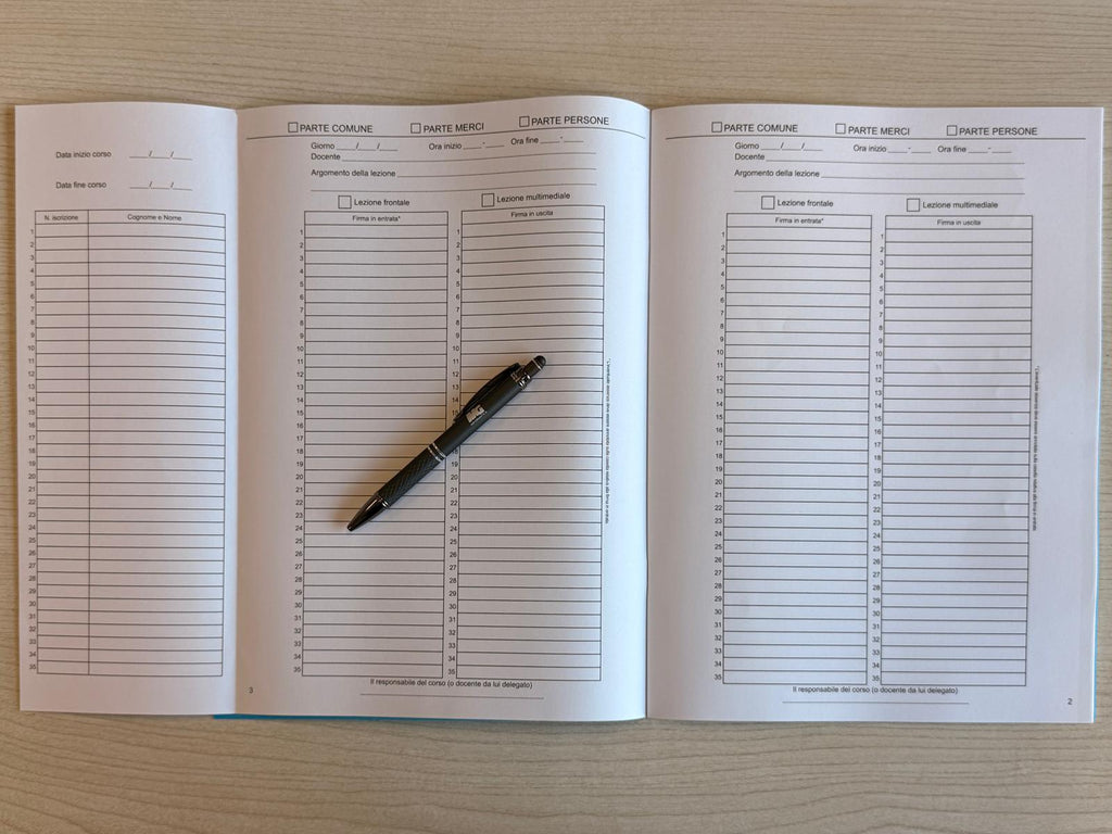 Registro frequenza CQC formazione periodica