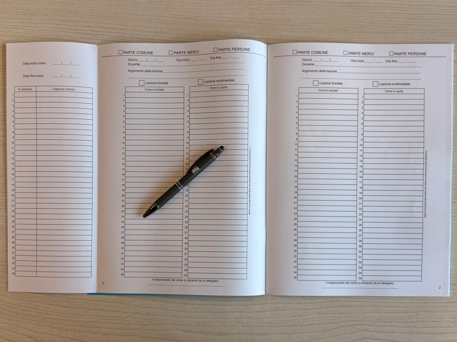 Registro frequenza CQC formazione periodica