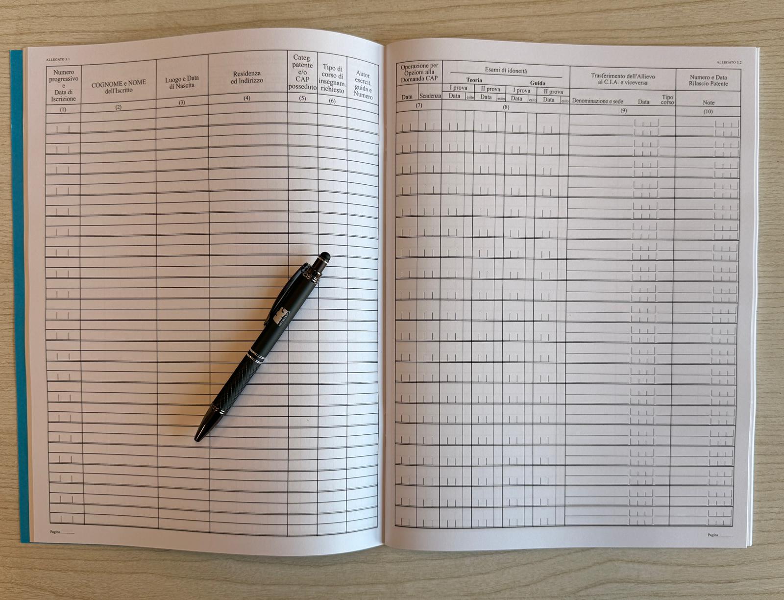 Iscrizione allievi autoscuola