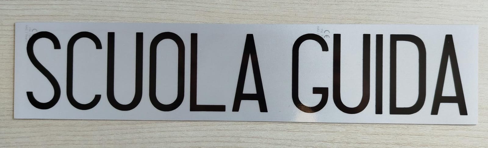 Targa Magnetica Piccola 40*8,5